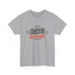 T-shirt "Cuistot qui déchire" – Idée cadeau pour chef amateur ou pro tee shirt cuisinier