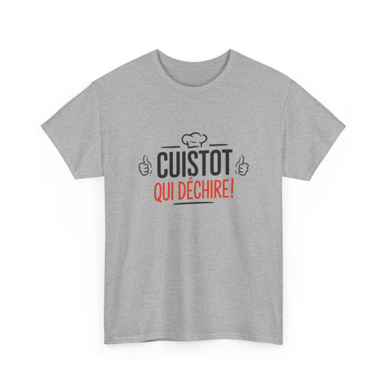 T-shirt "Cuistot qui déchire" – Idée cadeau pour chef amateur ou pro tee shirt cuisinier