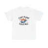 T-shirt "Chat plane pour moi" – Mot doux illustré avec humour félin tee shirt amusant