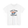 T-shirt "Chat plane pour moi" – Mot doux illustré avec humour félin tee shirt amusant