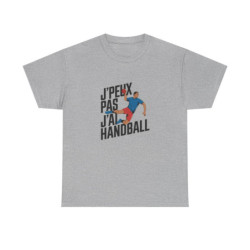 T-shirt “J’peux pas j’ai handball” – Pour passionnés de sport et de terrain