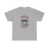 T-shirt pompier – “J’peux pas, la caserne m’attend” – Idée cadeau originale tee shirt amusant