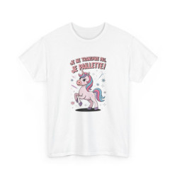T-shirt Licorne “Je ne...