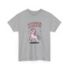 T-shirt Licorne “Je ne transpire pas, je paillette” – Magie et humour à paillettes tee shirt amusant