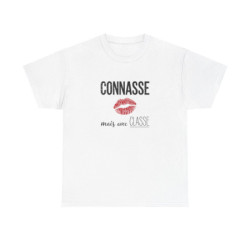T-shirt Femme – “Mais avec Classe” – Style Rebelle et Élégant à la Française tee shirt humour amusant