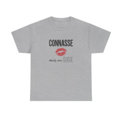 T-shirt Femme – “Mais avec Classe” – Style Rebelle et Élégant à la Française tee shirt humour amusant