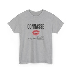 T-shirt Femme – “Mais avec Classe” – Style Rebelle et Élégant à la Française tee shirt humour amusant