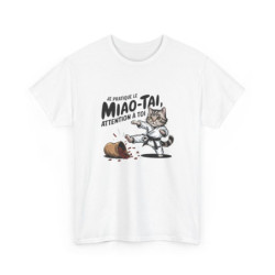 T-shirt Humour Chat Arts...