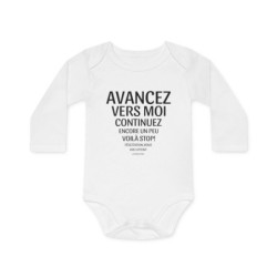 Body bébé blanc 100% coton...