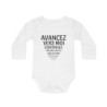 Body bébé blanc 100% coton – Avancez vers moi Cadeau naissance drôle  Mixte fille garçon