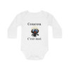 Body bébé blanc Calimero – 100% coton – Humour mignon – Cadeau naissance original
