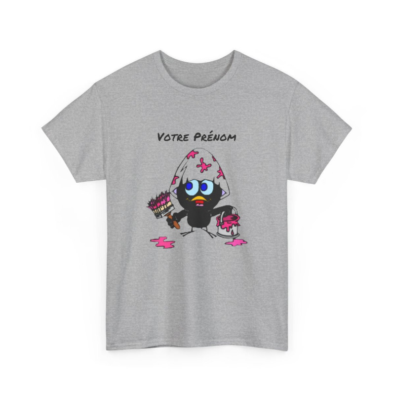 T-shirt Calimero personnalisable avec prénom – Illustration personnage culte Idée cadeau