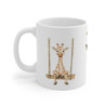 Mug Tasse Animal Girafes Rigolotes – Modèle avec prénom personnalisé pour enfants et adultes