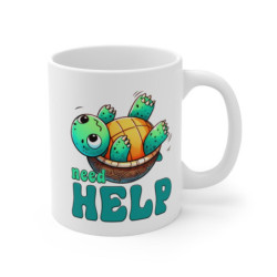 Mug Tortue Drôle Need Help Tasse Cadeau Humour Animal