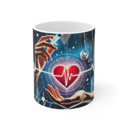 Mug cœur battement médecin...
