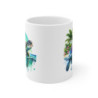 Mug tortue de mer tropicale colorée plage nature mer vacances