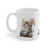 Mug chaton prénom personnalisé fleurs printemps mignon cadeau