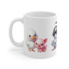 Mug canard cochon prénom personnalisé animaux mignons kawaii gamer vacances