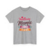 T-shirt Meilleure Mamie du Monde fleuri femme blanc gris S à 3XL