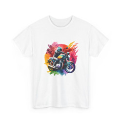 T-shirt Moto Vintage...