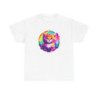 T-shirt Chat Aquarelle Arc-en-Ciel – Félin Artistique
