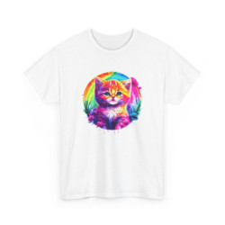 T-shirt Chat Aquarelle...