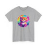T-shirt Chat Aquarelle Arc-en-Ciel – Félin Artistique