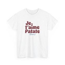T-shirt Je t’aime Patate –...