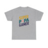 T-shirt Papa Gamer Cadeau Fête des Pères Geek Jeu Vidéo