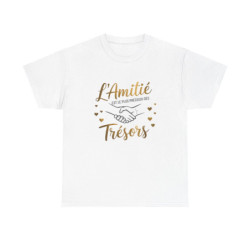 T-shirt Amitié Meilleure Amie Trésor Précieux Idée cadeau amis 100% Coton