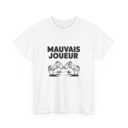 T-shirt gamer humour mauvais joueur geek tee shirt amusant drôle 100% Coton