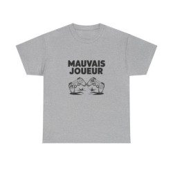 T-shirt gamer humour mauvais joueur geek tee shirt amusant drôle 100% Coton