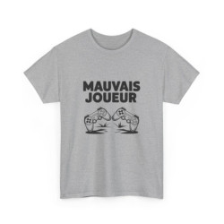 T-shirt gamer humour mauvais joueur geek tee shirt amusant drôle 100% Coton