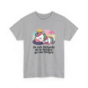 T-shirt licorne drôle femme fatigue kawaii mignon ado femme S-3XL