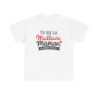 T-shirt femme Meilleure Maman – coeur, amour, cadeau maman – blanc/gris – S à 3XL