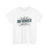 T-shirt homme infirmier drôle – héros du quotidien, soignant – blanc/gris – tailles S à 3XL