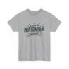 T-shirt homme infirmier drôle – héros du quotidien, soignant – blanc/gris – tailles S à 3XL