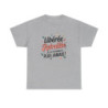 T-shirt femme retraitée humour – Libérée, plus jamais bosser – blanc/gris – S à 3XL