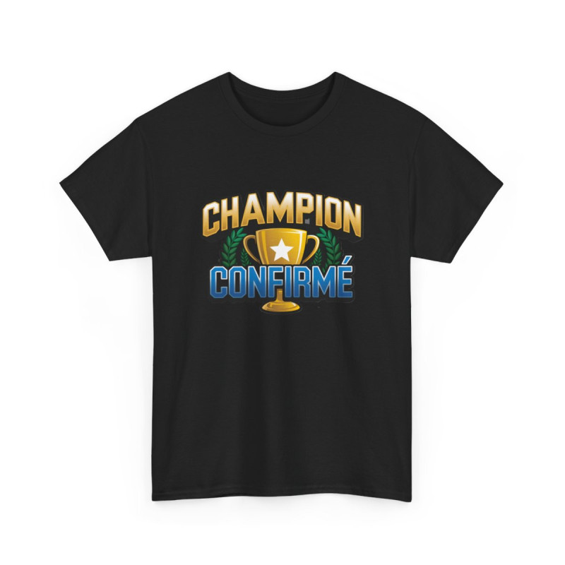 T-shirt homme Champion Confirmé–Sport, compétiteur, athlète  S à 3XL