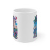 Mug Marseille rétro-futuriste OVNI graffiti scooter –Idée Cadeau urbain