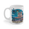 Mug Tasse Café Marseille OVNI Scooter 325ml – Design rétro urbain