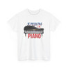 T-shirt pianiste J’peux pas j’ai piano – Musique humour tee shirt