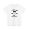 T-shirt humour natation  J’peux pas j’ai piscine nageur tee shirt