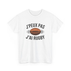 T shirt Blanc Gris J’Peux...