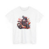 Tshir t Motocross Rider  Motard Extrême Off-Road  Tee-Shirt Sport Moto Design Blanc Gris Noir