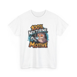 T shirt Chouette Drôle 100%...