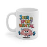 Mug Jour de Sport Mental Tasse Drôle Motivation Cerveau Musculation  Travail Stress Confiance Pensée Positive Bureau Originale