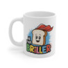 Mug Né Pour Briller Tartine Héros  Tasse Petit Déjeuner Amusante et Motivante  Cadeau Fun Original Positif Matinée