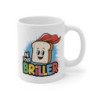 Mug Né Pour Briller Tartine Héros  Tasse Petit Déjeuner Amusante et Motivante  Cadeau Fun Original Positif Matinée