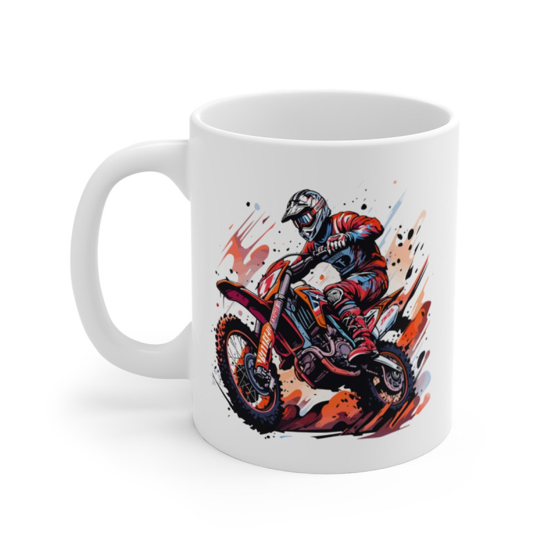 Mug Motocross Rider Tasse Motard Extrême Moto Cross Rider  Sport Aventure Rider Homme Femme Fan Moto Course